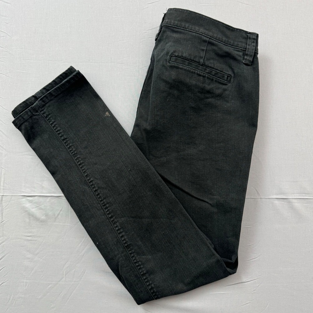 Lauren Ralph Lauren Black Moto Zipper Pocket Slim Jeans Womens‎ 10
